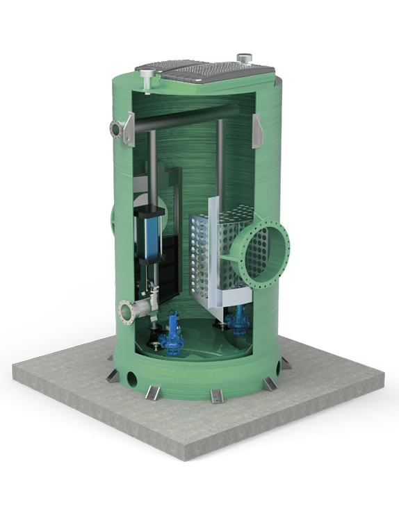 一体化智慧截流井